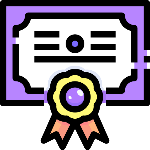 Сертификат Justicon Lineal Color иконка