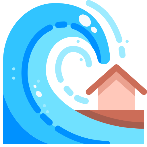 tsunami Justicon Flat icon