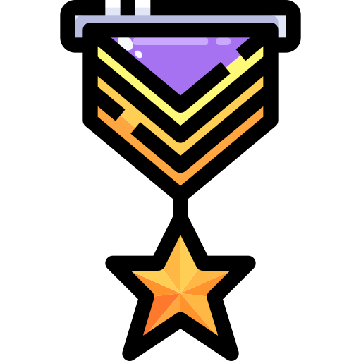 メダル Justicon Lineal Color icon