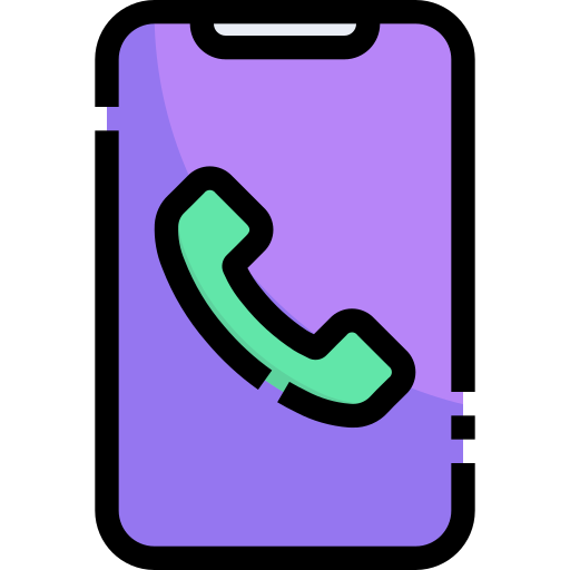 Telephone Justicon Lineal Color icon
