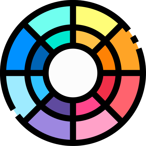 paleta kolorów Justicon Lineal Color ikona