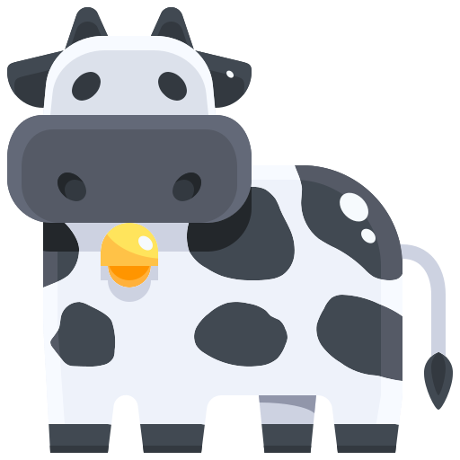 Vaca Justicon Flat icono