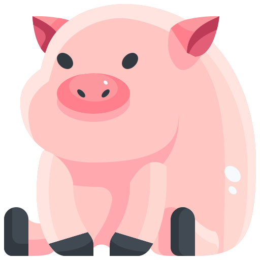 Pig Justicon Flat icon