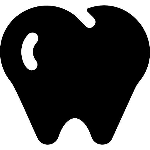 Tooth Basic Rounded Filled icon