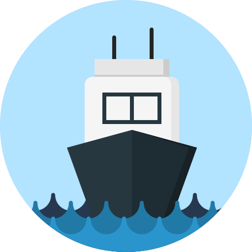 embarcacion Pixel Perfect Flat icono