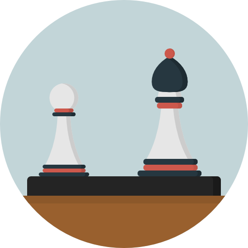 Chess board Pixel Perfect Flat icon