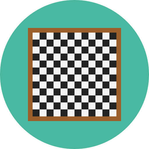 tablero de ajedrez Pixel Perfect Flat icono