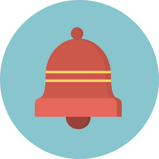 Bell Pixel Perfect Flat icon