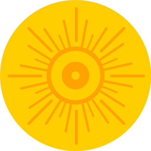太陽 Roundicons Circle flat icon
