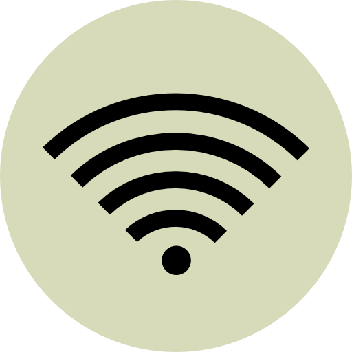 wi-fi Roundicons Circle flat icon