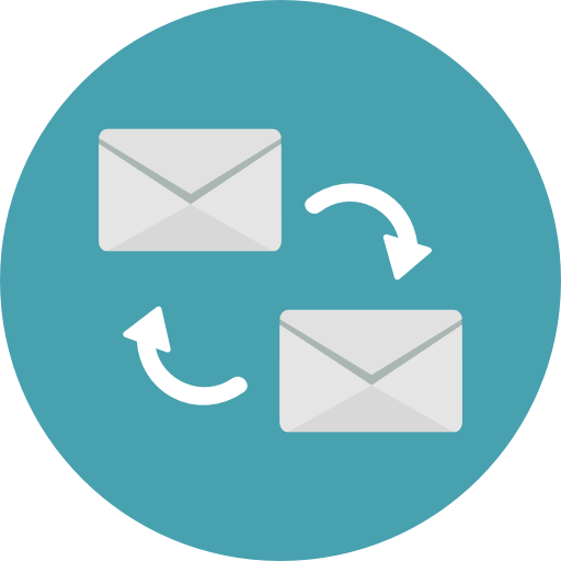 e-mail Roundicons Circle flat icoon