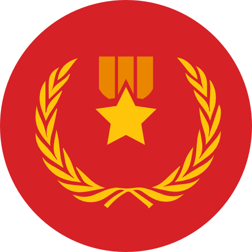 Medal Roundicons Circle flat icon