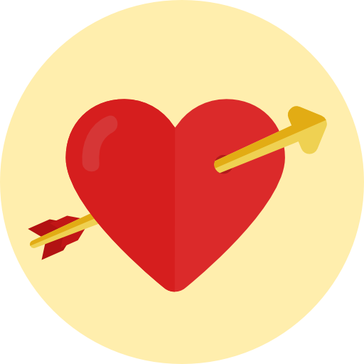 Cupid Roundicons Circle flat icon