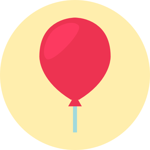 ballon Roundicons Circle flat icon