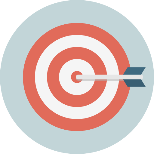 Target Pixel Perfect Flat icon