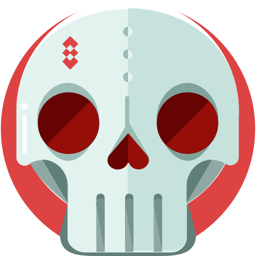 cráneo Roundicons Flat icono
