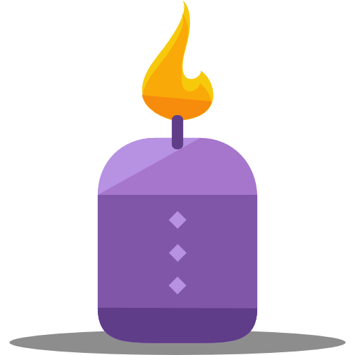 Candle Roundicons Flat icon
