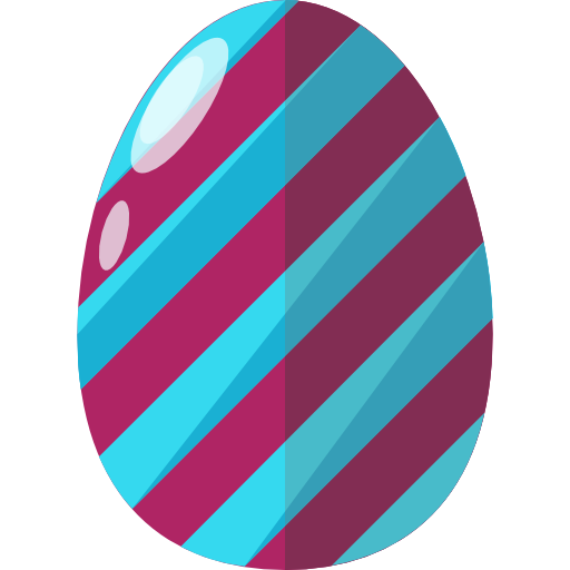 huevo de pascua Roundicons Flat icono