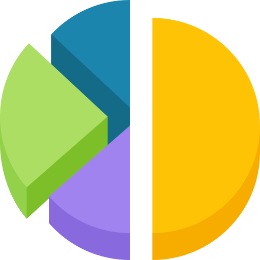 kuchendiagramm Juicy Fish Flat icon