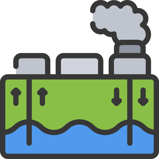 Geothermal energy Juicy Fish Soft-fill icon