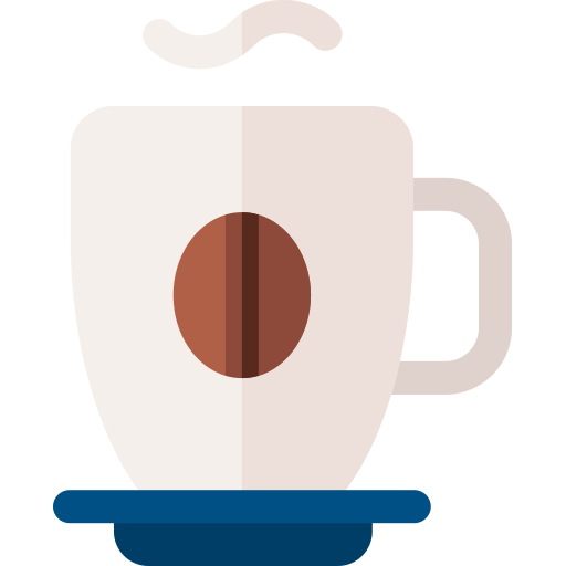 Hot coffee Basic Rounded Flat icon