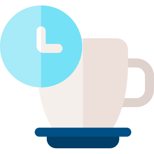 커피 타임 Basic Rounded Flat icon