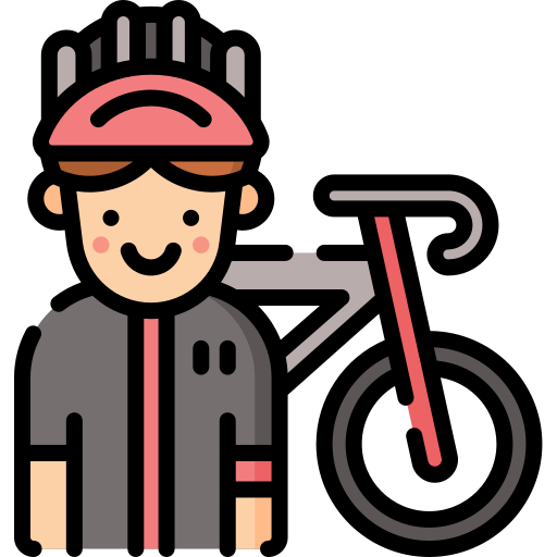 Cyclist Special Lineal color icon