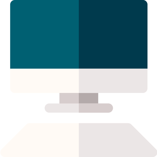 Computer Basic Rounded Flat icon