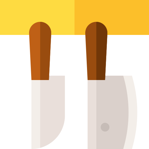 칼 Basic Straight Flat icon