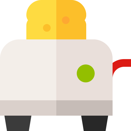 toaster Basic Straight Flat icon