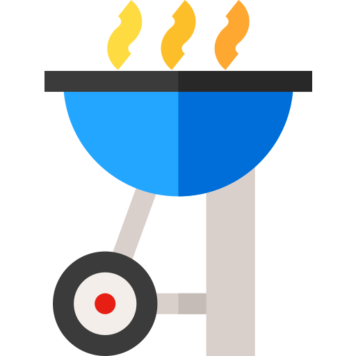 Grill Basic Straight Flat icon