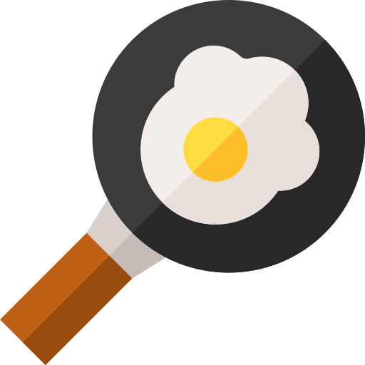 Жаренное яйцо Basic Straight Flat иконка