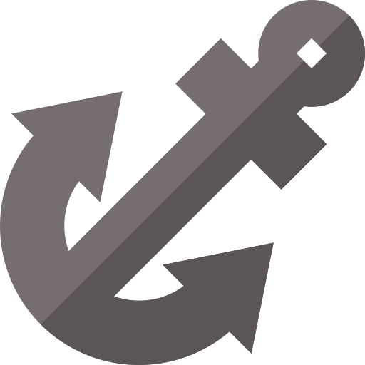 Anchor Basic Straight Flat icon