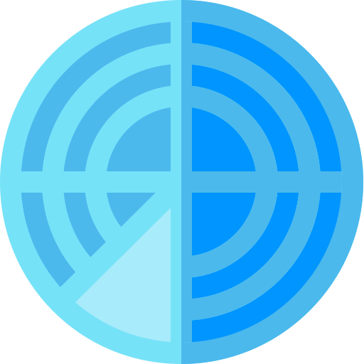 Radar Basic Straight Flat icon