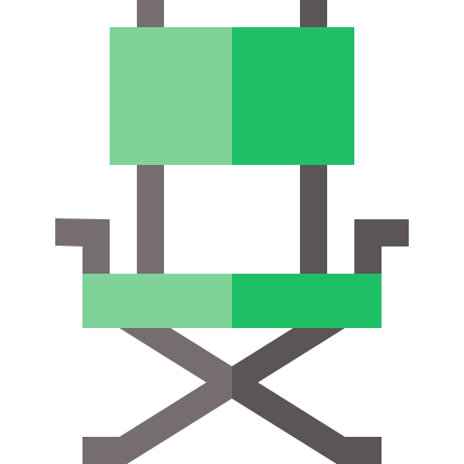 Складной стул Basic Straight Flat иконка