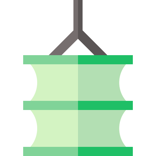 Fishing net Basic Straight Flat icon