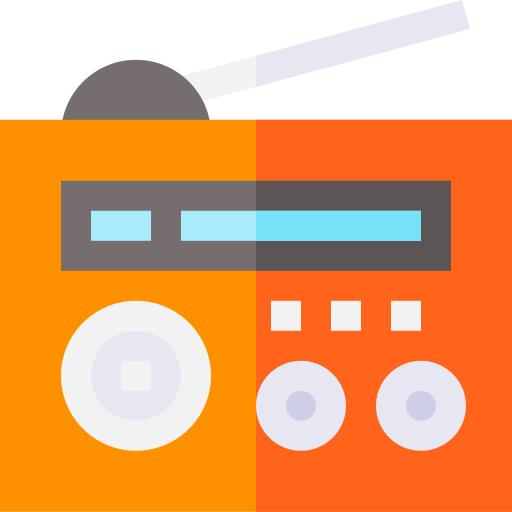radio Basic Straight Flat ikona