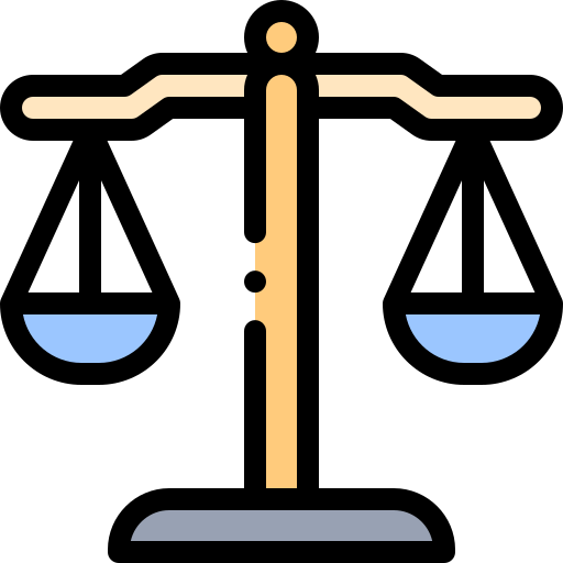 법 Detailed Rounded Lineal color icon