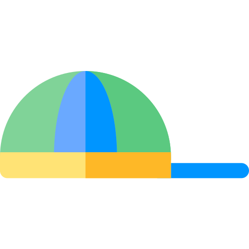 Gorra de béisbol Basic Rounded Flat icono