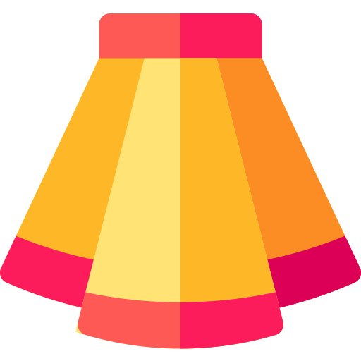 Skirt Basic Rounded Flat icon