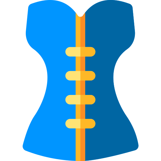 corset Basic Rounded Flat Icône