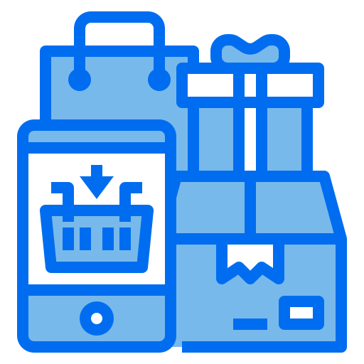 온라인 쇼핑 Payungkead Blue icon