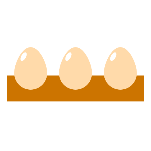 des œufs Payungkead Flat Icône