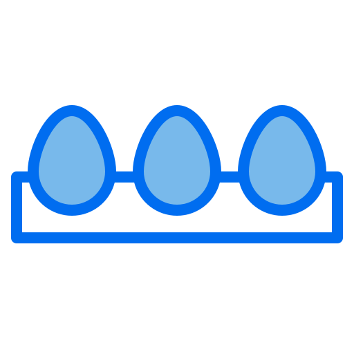 Eggs Payungkead Blue icon