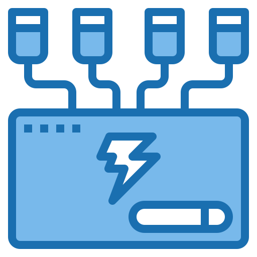 Banco de energía Phatplus Blue icono