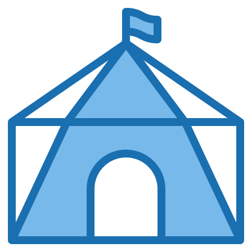 Tent Phatplus Blue icon