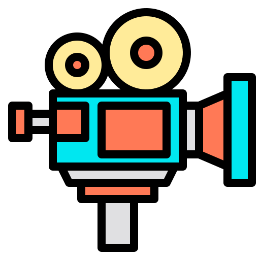 kamera wideo Phatplus Lineal Color ikona