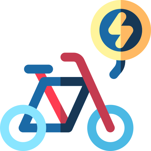 Электрический велосипед Basic Rounded Flat иконка