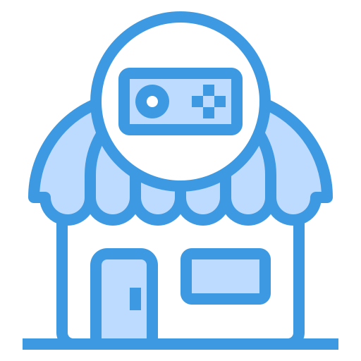Videogame itim2101 Blue icon