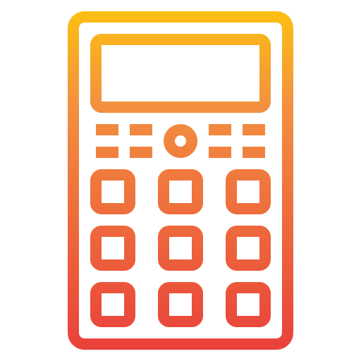 Calculator itim2101 Gradient icon